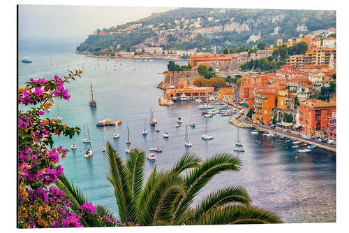 Aluminiumtavla French Riviera Coastline