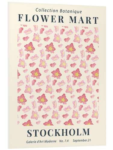 Foam board print Flower Market Stockholm