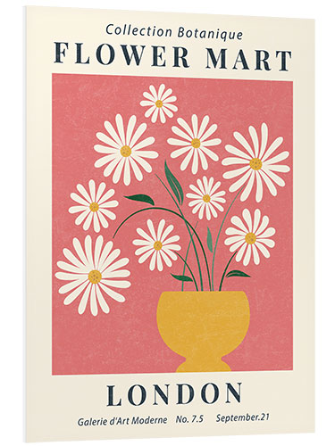 Foam board print Flower Market London