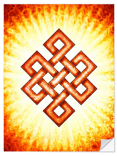 Naklejka na ścianę Endless Knot - In The Core Of The Sun