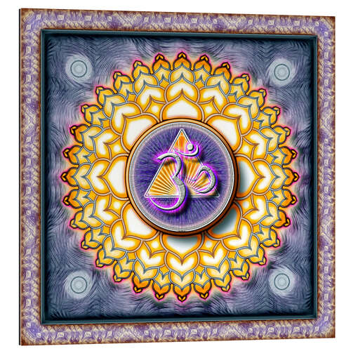 Gallery print Golden Sahasrara Chakra - Kronenchakra - Serie I