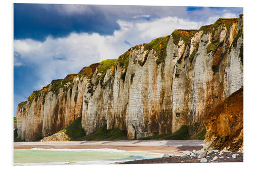 Foam board print High cliffs on the Albâtre coast