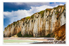 Wall print  High cliffs on the Albâtre coast - Buellom