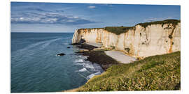 Foam board print Normandy cliffs at Etretat