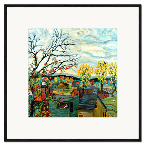 Impression artistique encadrée Fall Contemplation