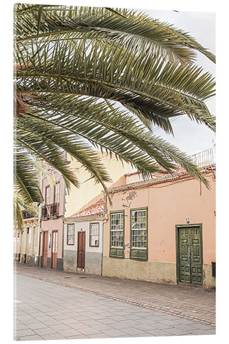 Acrylic print Streets of Tenerife Island