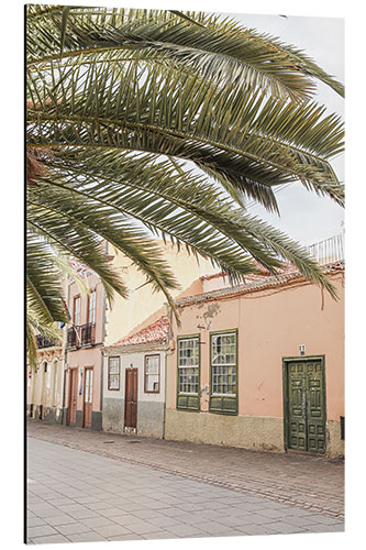 Aluminiumsbilde Streets of Tenerife Island