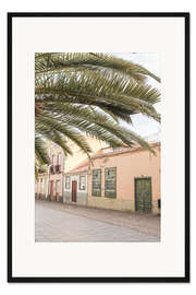Gerahmter Kunstdruck Straßen der Insel Teneriffa