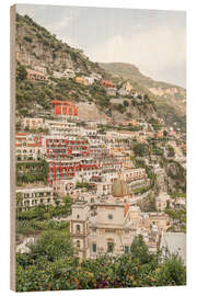 Puutaulu Positano Landscape