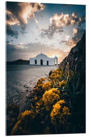 Acrylic print Zakyntos St Nicholas Church on St Nicolas Beach