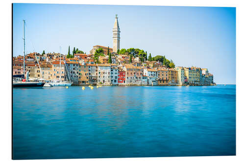 Tableau en aluminium Long exposure of Rovinj