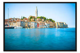 Gerahmter Kunstdruck Langzeitbelichtung von Rovinj