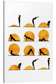 Alubild Yoga Sun