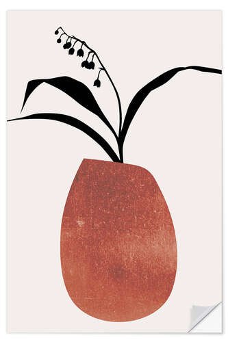 Wandsticker Winter Flowers
