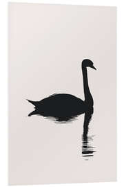 Foam board print The Swan 2