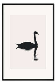 Gerahmter Kunstdruck The Swan 2