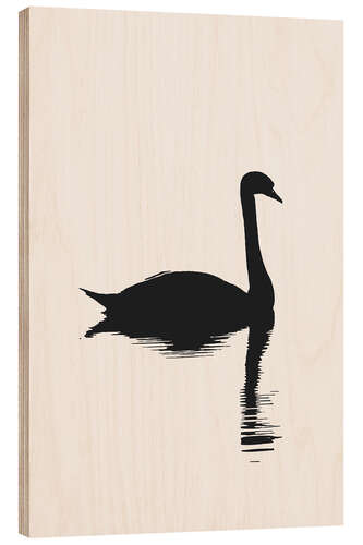 Cuadro de madera The Swan 2