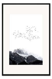Gerahmter Kunstdruck The Mountains