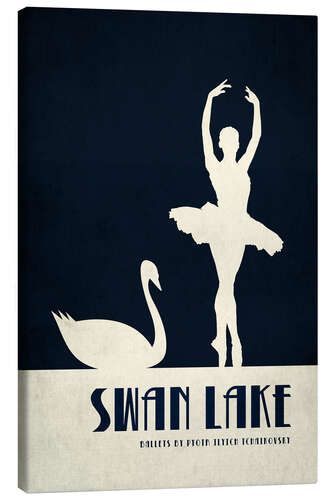 Canvas print Swan Lake