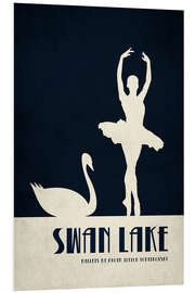 Foam board print Swan Lake