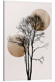 Magnettafel Sun and Moon hiding