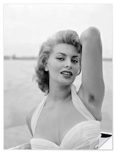 Sisustustarra Sophia Loren in Venice 1955