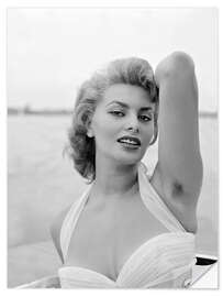 Sisustustarra Sophia Loren in Venice 1955