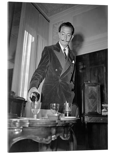Acrylic print Salvador Dali in Venice, 1948