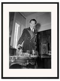 Gerahmter Kunstdruck Salvador Dali in Venedig, 1948