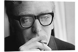 Gallery print Michael Caine smoking, 1965