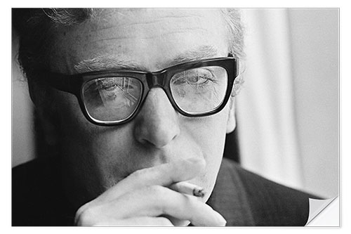 Wall sticker Michael Caine smoking, 1965