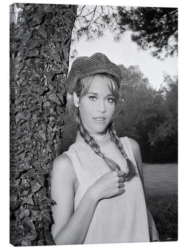 Lerretsbilde Jane Fonda, 1966