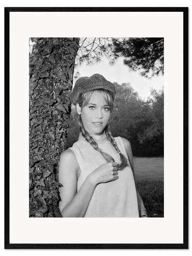 Framed art print Jane Fonda, 1966