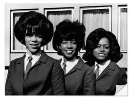 Sticker mural The Supremes - London, 1964