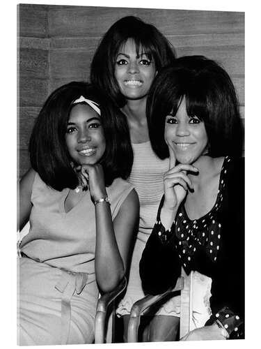 Acrylic print The Supremes, London 1965