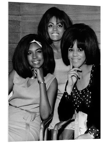 PVC-taulu The Supremes, London 1965