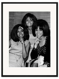 Gerahmter Kunstdruck The Supremes, London 1965
