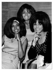 Sticker mural The Supremes, London 1965