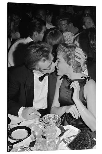 Gallery print James Dean and Ursula Andress - Ciro's Night Club, 1955