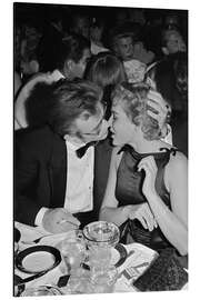 Magnettafel James Dean und Ursula Andress - Ciro's Night Club, 1955