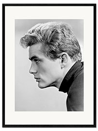 Innrammet kunsttrykk James Dean - New York, 1952