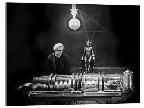 Tableau en verre acrylique Professor Rotwang - Metropolis 1927 I