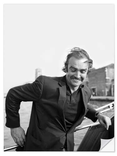 Naklejka na ścianę Scottish actor Sean Connery, Venice 1970s