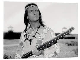 Acrylic print Winnetou (Pierre Brice), &#039;Old Shatterhand&#039;, 1964