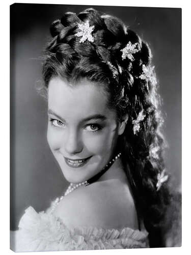 Leinwandbild Romy Schneider, Sissi, 1955