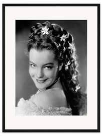 Gerahmter Kunstdruck Romy Schneider, Sissi, 1955