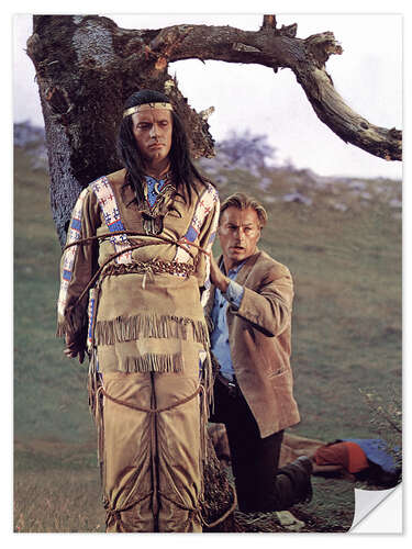 Sticker mural Pierre Brice And Lex Barker, Winnetou - 1. Teil, 1963