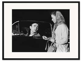 Gerahmter Kunstdruck ... denn sie wissen nicht, was sie tun, 1955