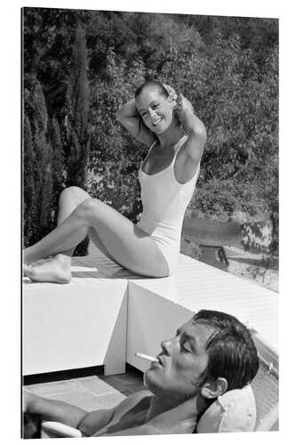 Gallery print Romy Schneider and Alain Delon, The swimming pool, 1968