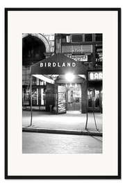 Gerahmter Kunstdruck Eingang Jazzclub Birdland, New York, 1949-1965